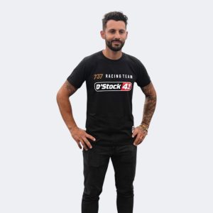 Tee-Shirt Noir Team 737 Performance x Dstock41