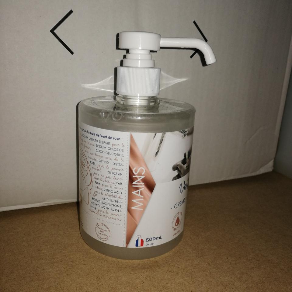 Crème lavante Mains 500ml parfum rose blanche – Image 5